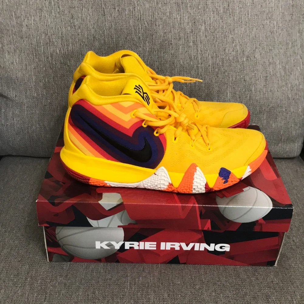 Nike Kyrie 4 Decades Pack 70s Basketball Shoe - Picture 1 of 12